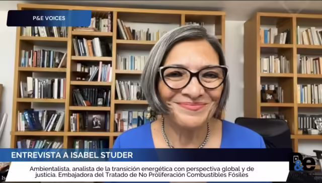 Sostenibiliad Global - Voices P&e Entrevista Dra Isabel Studer