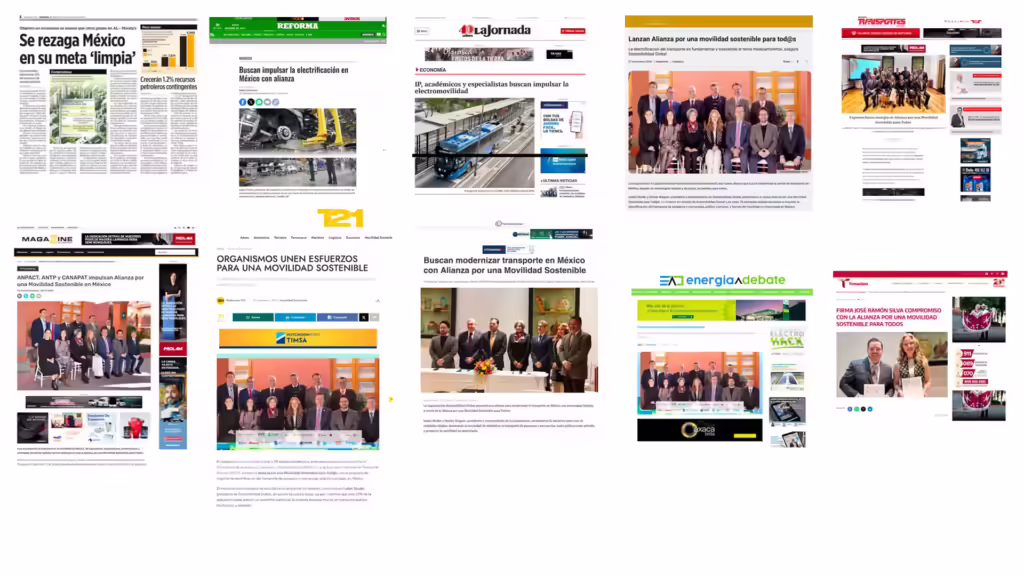 Sostenibilidad Global - Alianza para una Movilidad Sostenible para Tod@s - Cobertura en Medios