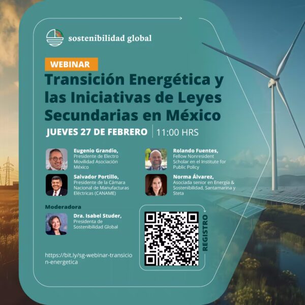 Webinar: Transición Energética y las Iniciativas de Leyes Secundarias en México