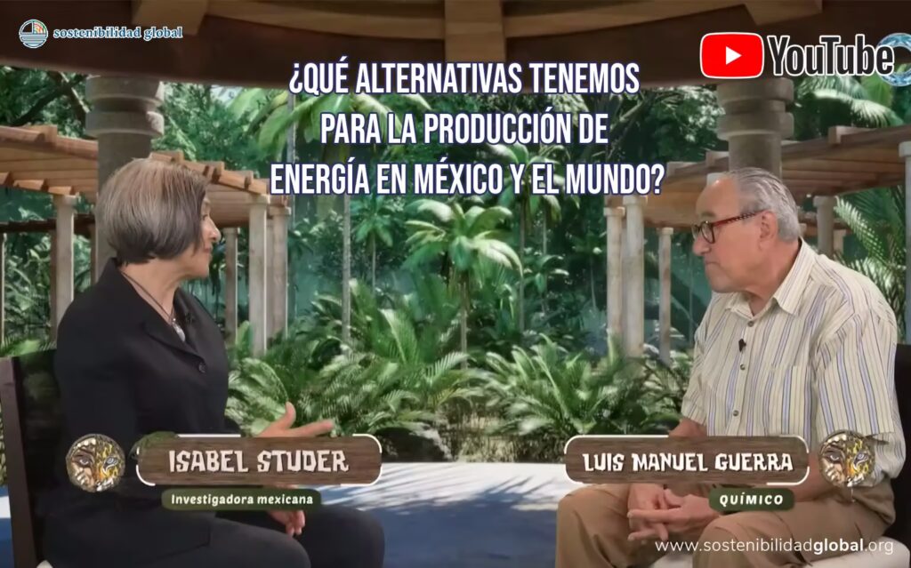 Dra. Isabel Studer entrevistada por Luis Manuel Guerra en Maussan Televisión sobre transición energética