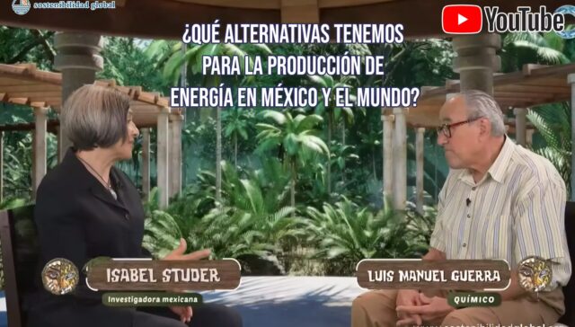Dra. Isabel Studer entrevistada por Luis Manuel Guerra en Maussan Televisión sobre transición energética
